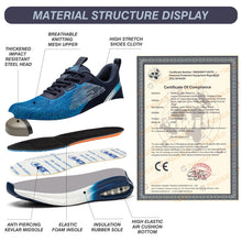 Lade das Bild in den Galerie-Viewer, TQGOLD®Herren Damen mit Stahlkappe Klassisch Sportlich Sicherheitsschuhe