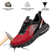 Lade das Bild in den Galerie-Viewer, TQGOLD®Herren Damen mit Stahlkappe Klassisch Sportlich Sicherheitsschuhe