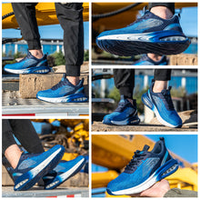 Lade das Bild in den Galerie-Viewer, TQGOLD®Herren Damen mit Stahlkappe Klassisch Sportlich Sicherheitsschuhe