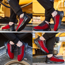 Lade das Bild in den Galerie-Viewer, TQGOLD®Herren Damen mit Stahlkappe rutschfeste Sicherheitsschuhe