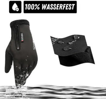 Lade das Bild in den Galerie-Viewer, TQGOLD Adventure Winterhandschuhe | Touch‑Funktion, wasserfest, rutschfest für Outdoor‑Sport