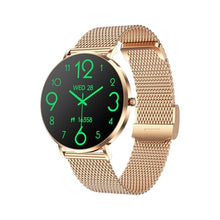 Lade das Bild in den Galerie-Viewer, TQGOLD LunaPro Smartwatch Silber Rund Herren Damen Bluetooth