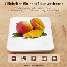 Lade das Bild in den Galerie-Viewer, TQGOLD Smart Küchenwaage digital 3g-10kg AI Lebensmittel Kalorien App