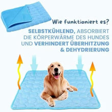 Lade das Bild in den Galerie-Viewer, TQGOLD Kühlmatte für Hunde 70x55 cm Größe L Baumwolle braun