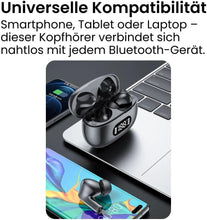 Lade das Bild in den Galerie-Viewer, TQGOLD True Wireless In-Ear Kopfhörer Bluetooth 5.3 Touch Control