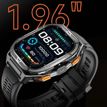 Lade das Bild in den Galerie-Viewer, TQGOLD Aegis X5 GPS‑Sportuhr, 170+ Trainingsmodi, 5ATM IP69K wasserdicht, schwarz