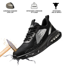 Lade das Bild in den Galerie-Viewer, TQGOLD®Herren Damen mit Stahlkappe Klassisch Sportlich Sicherheitsschuhe