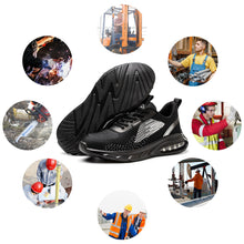 Lade das Bild in den Galerie-Viewer, TQGOLD®Herren Damen mit Stahlkappe Klassisch Sportlich Sicherheitsschuhe