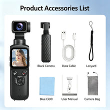 Lade das Bild in den Galerie-Viewer, High-definition handheld gimbal camera with AI face tracking, pocket action camera, vlog stabilization, travel shooting.
