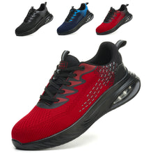 Lade das Bild in den Galerie-Viewer, TQGOLD Work Shoes Men Women Safety Shoes Lightweight Sporty Steel Cap Shoes Non-Slip Air Cushion Breathable Protective Shoes Industrial Shoes
