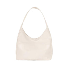Lade das Bild in den Galerie-Viewer, TQGOLD Damen Schultertasche Vegan Leder Shopper Reißverschluss braun
