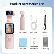 Lade das Bild in den Galerie-Viewer, High-definition handheld gimbal camera with AI face tracking, pocket action camera, vlog stabilization, travel shooting.
