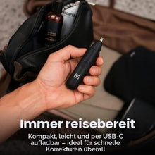 Lade das Bild in den Galerie-Viewer, TQGOLD BoldPro Nasenhaartrimmer Herren, 360°‑Rotationsklinge, USB‑C wiederaufladbar
