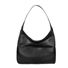 Lade das Bild in den Galerie-Viewer, TQGOLD Damen Schultertasche Vegan Leder Shopper Reißverschluss braun
