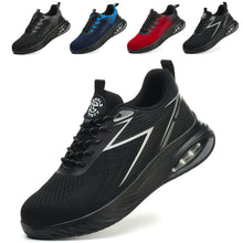 Lade das Bild in den Galerie-Viewer, TQGOLD Work Shoes Men Women Safety Shoes Lightweight Sporty Steel Cap Shoes Non-Slip Air Cushion Breathable Protective Shoes Industrial Shoes
