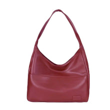 Lade das Bild in den Galerie-Viewer, TQGOLD Damen Schultertasche Vegan Leder Shopper Reißverschluss braun
