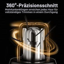 Lade das Bild in den Galerie-Viewer, TQGOLD BoldPro Nasenhaartrimmer Herren, 360°‑Rotationsklinge, USB‑C wiederaufladbar
