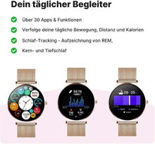 Lade das Bild in den Galerie-Viewer, TQGOLD LunaPro Smartwatch Damen Roségold 6.8mm Bluetooth Anruf
