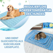Lade das Bild in den Galerie-Viewer, TQGOLD Kühlmatte für Hunde 70x55 cm Größe L Baumwolle braun
