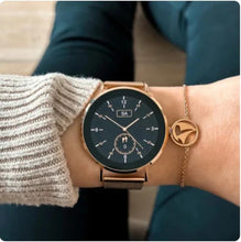 Lade das Bild in den Galerie-Viewer, TQGOLD LunaPro Smartwatch Damen Roségold 6.8mm Bluetooth Anruf
