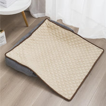 Lade das Bild in den Galerie-Viewer, TQGOLD Hundekühlmatte S 75x120cm blau Polyester kühlend
