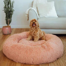 Lade das Bild in den Galerie-Viewer, TQGOLD Hundebett Wolke 7 Kuschelbett 70 cm beige gepolstert
