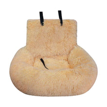 Lade das Bild in den Galerie-Viewer, TQGOLD Hundesitz Auto faltbar beige Baumwolle maschinenwaschbar Gurt
