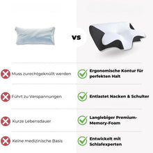 Lade das Bild in den Galerie-Viewer, TQGOLD Orthopädisches Kissen Memory Foam Nackenstützkissen schwarz
