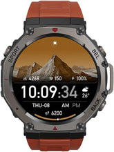 Lade das Bild in den Galerie-Viewer, TQGOLD Aegis XS GPS Sportuhr Rot Dualband Bluetooth Anrufe
