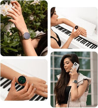 Lade das Bild in den Galerie-Viewer, TQGOLD LunaPro Smartwatch Damen Roségold 6.8mm Bluetooth Anruf

