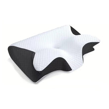 Lade das Bild in den Galerie-Viewer, TQGOLD CuroSleep Nackenkissen Memory Foam 2 Stück Schwarz

