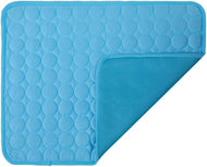 TQGOLD Kühlmatte Hund selbstkühlend Ice Silk 70x55 cm dunkelblau