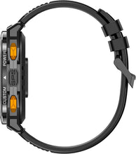 Lade das Bild in den Galerie-Viewer, TQGOLD Aegis X5 GPS‑Sportuhr, 170+ Trainingsmodi, 5ATM IP69K wasserdicht, schwarz
