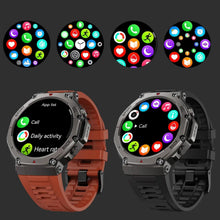 Lade das Bild in den Galerie-Viewer, TQGOLD Aegis XS GPS Sportuhr Rot Dualband Bluetooth Anrufe

