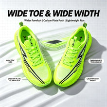 Lade das Bild in den Galerie-Viewer, Wide-toe outdoor sports carbon plate running shoes

