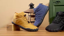 Laden und Abspielen von Videos im Galerie-Viewer, Winter Barefoot Shoes Men Women Warm Lined Winter Boots Comfortable Non-Slip Winter Shoes Size 37-47
